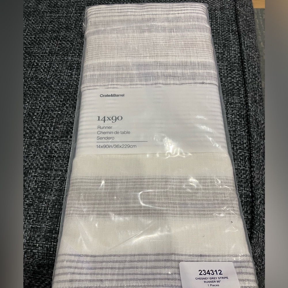 Crate & Barrel 90" Table Runner